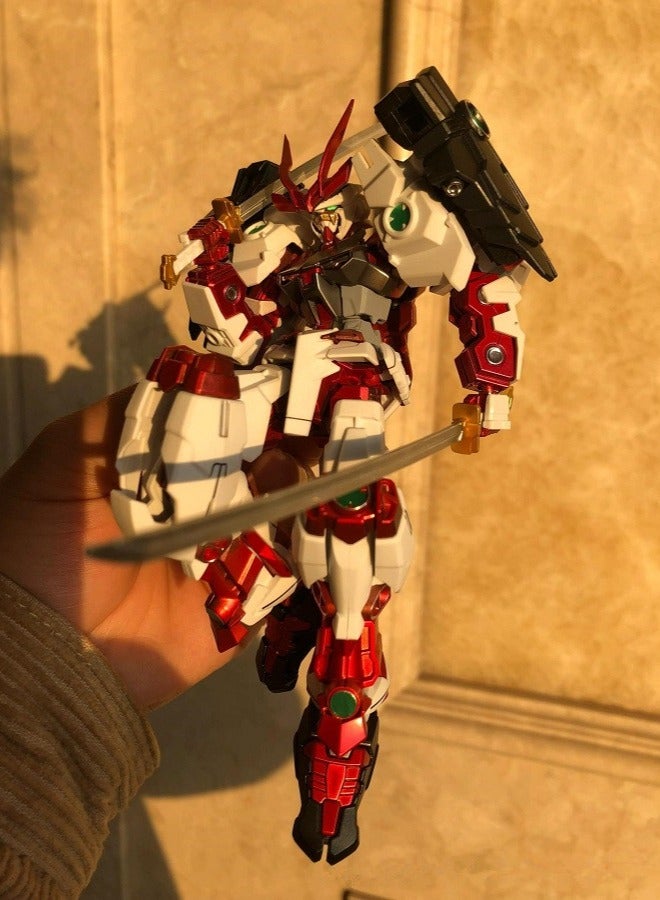 Sengoku Red Frame Mecha Model 1/144 Scale Assembly Kit Samurai Style Collectible Gift For Boys Girls Kids Birthday - Image 3